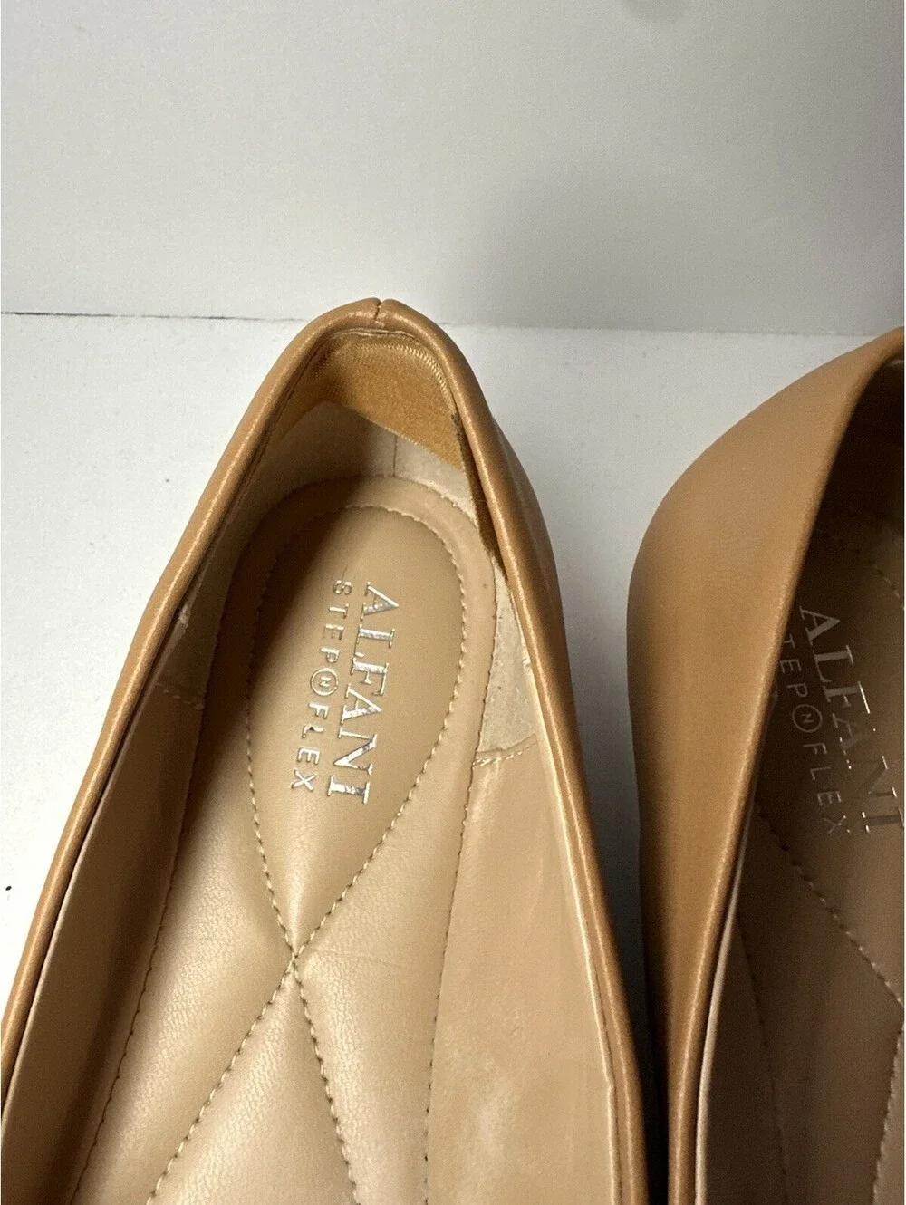 Women’s Size 7.5 Alfani Ballet Flat Stepflex Caramel Shoe